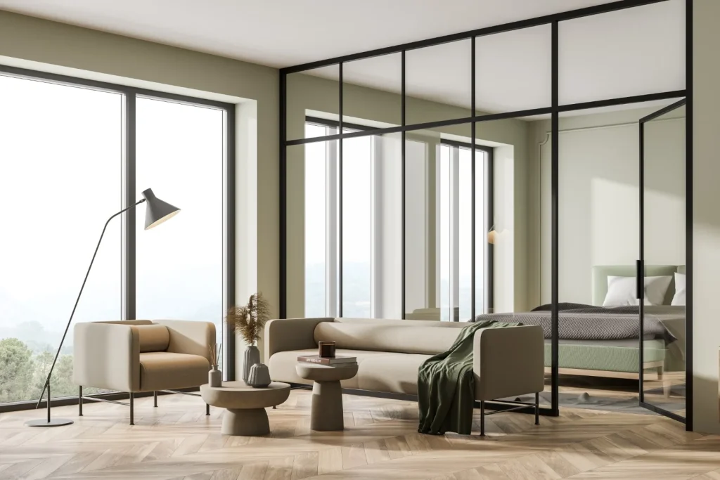 loft-stilus-fekete-keretes-uveg_uvegstudio.hu